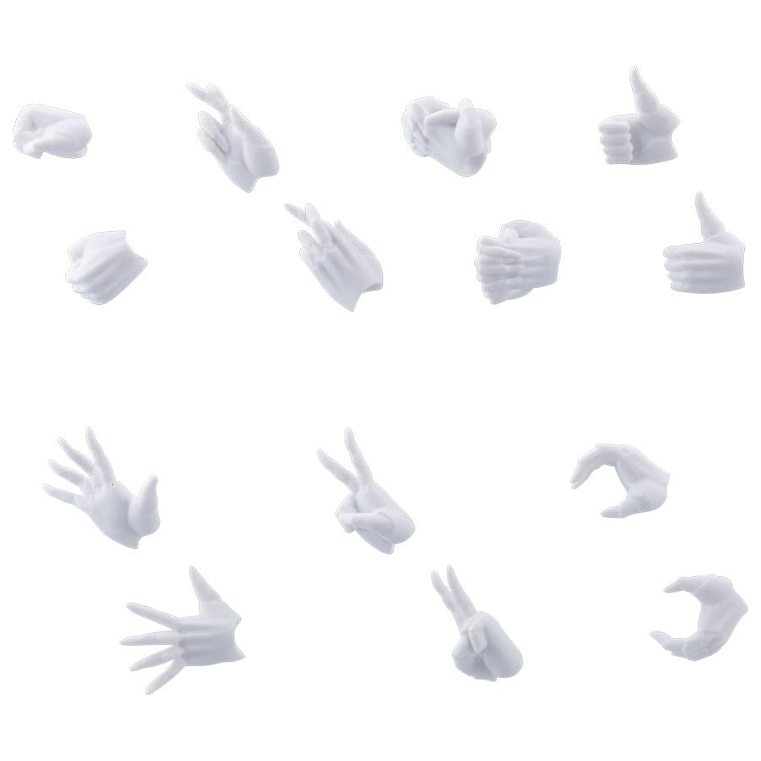 Megalomaria Unlimited Universe Model Kit Doplnková Sada Ex Hand Unit Female Type A WHITE Ver. produktová fotografia