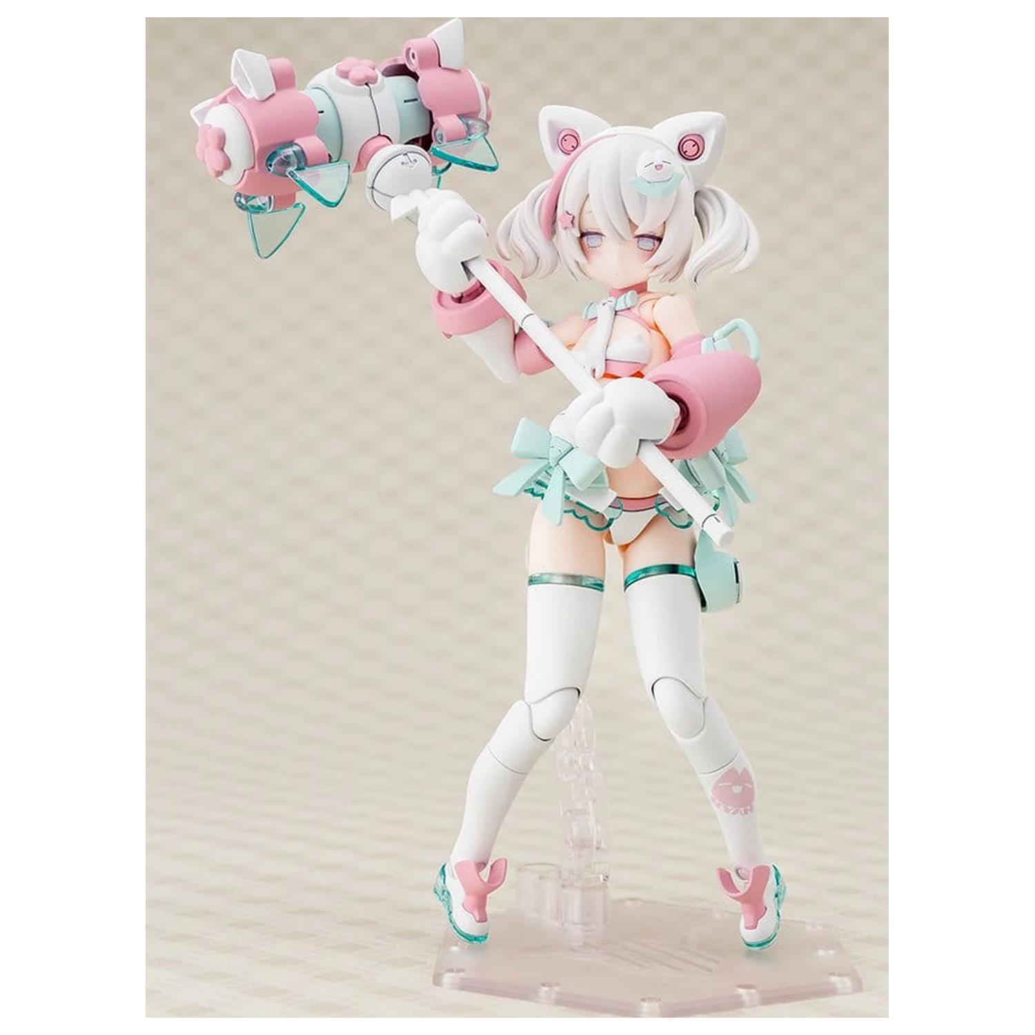 Megami Device plastový model kit 1/1 Puni Mofu Shiro Mao 14 cm produktová fotografia