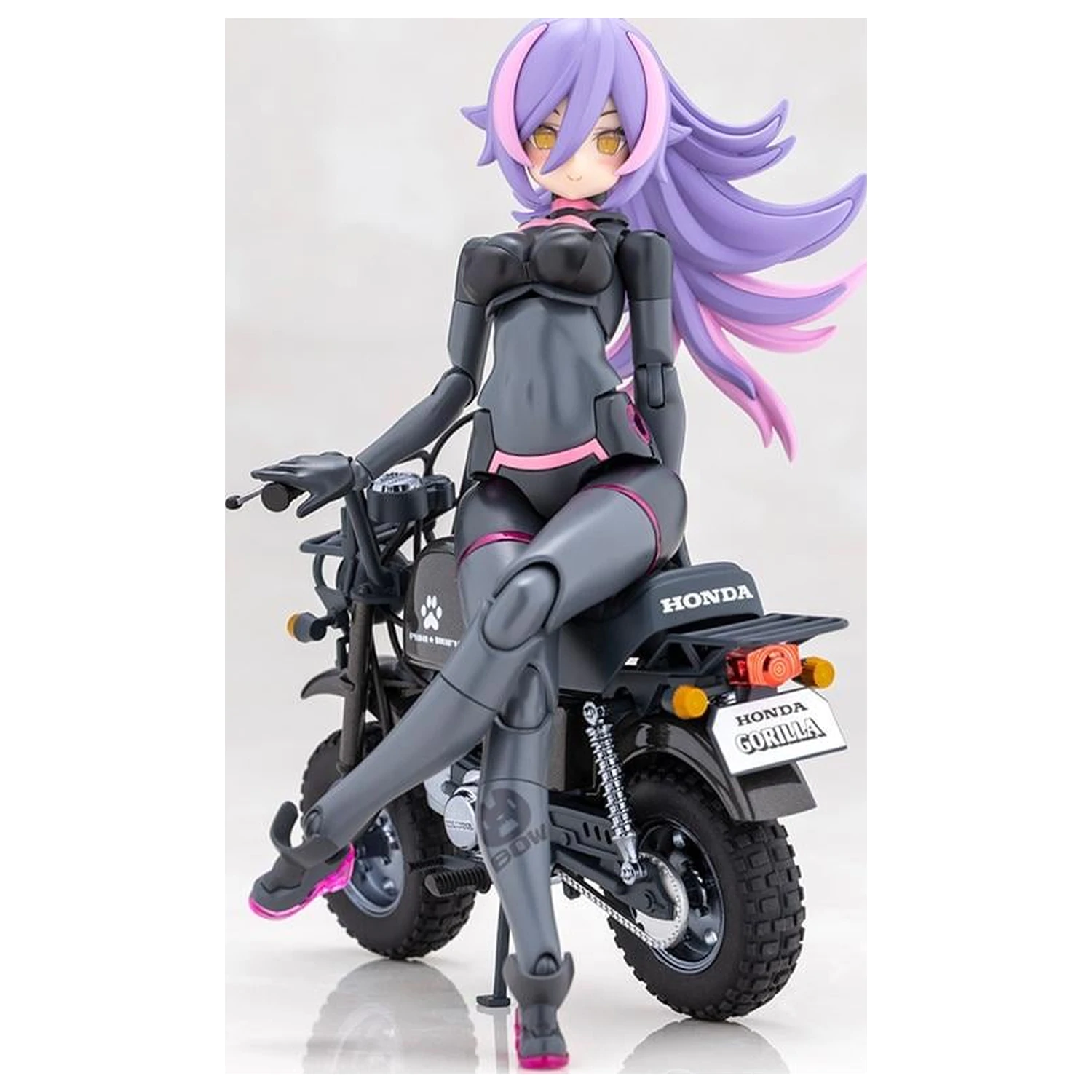 Megami Device Puni Mofu Racing Lang with Honda plastikový model 14 cm produktová fotografia