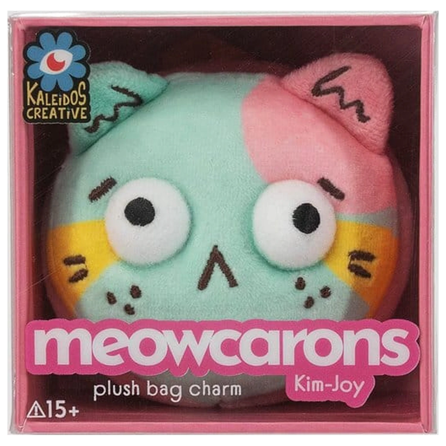 Plyšový prívesok na tašku Meowcaron Scared 7 cm produktová fotografia