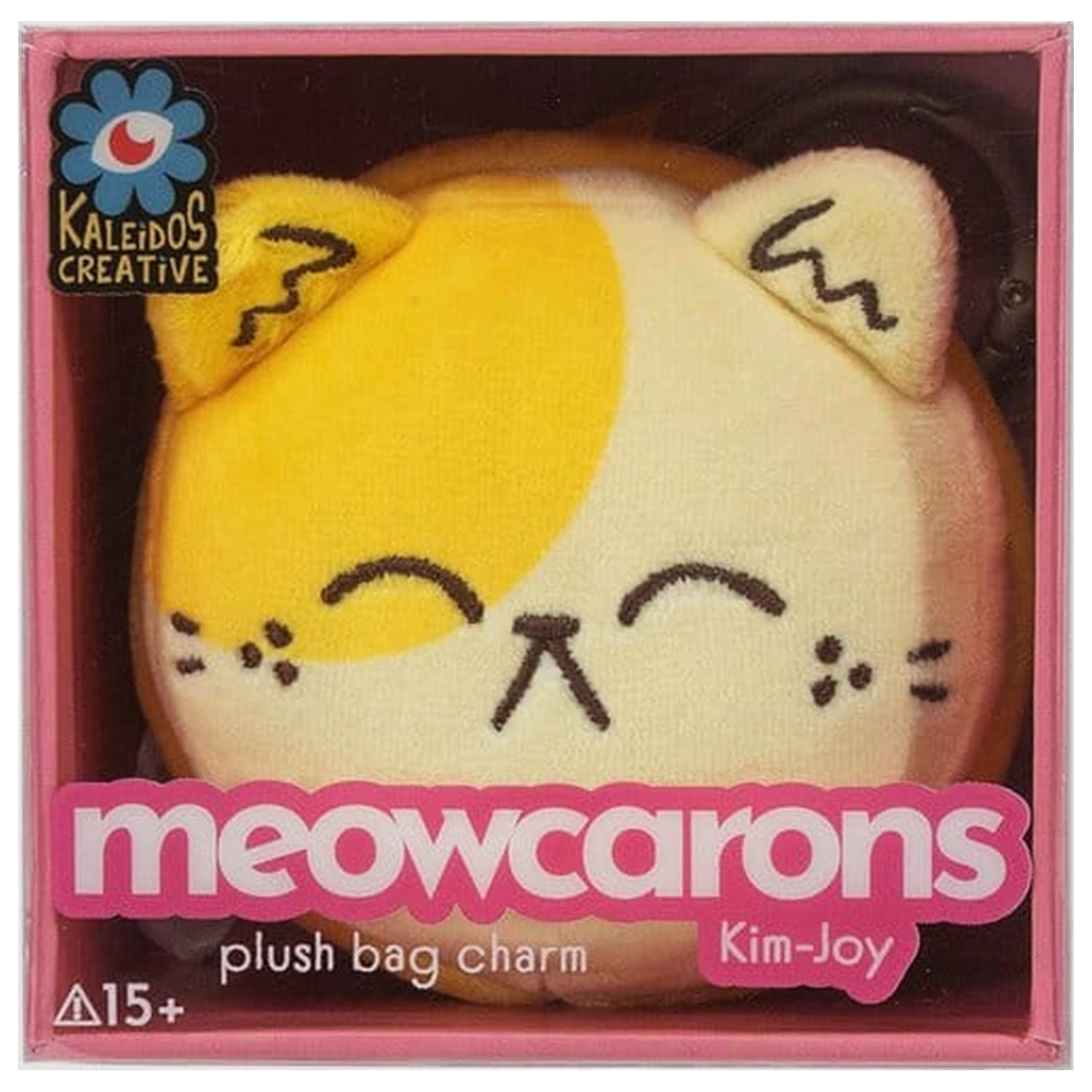 Meowcaron plyšová taška prívesok úsmev 7 cm produktová fotografia