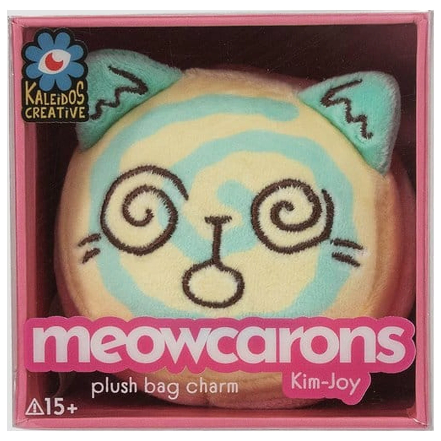 Meowcaron plyšová taška prívesok špirála 7 cm produktová fotografia