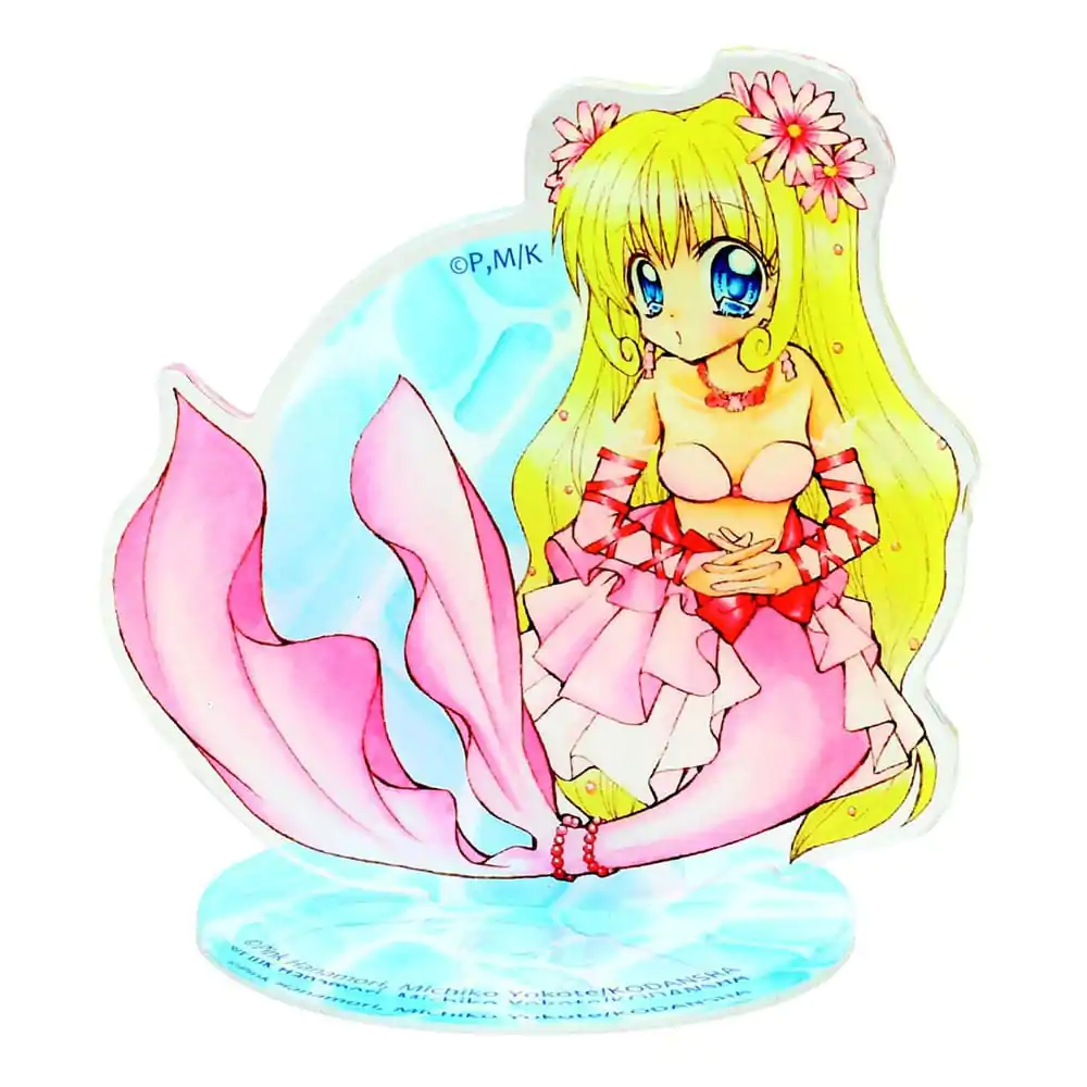 Mermaid Melody: Pichi Pichi Pitch akrylová figúrka Luchia Nanami virágokkal 21 cm termékfotó