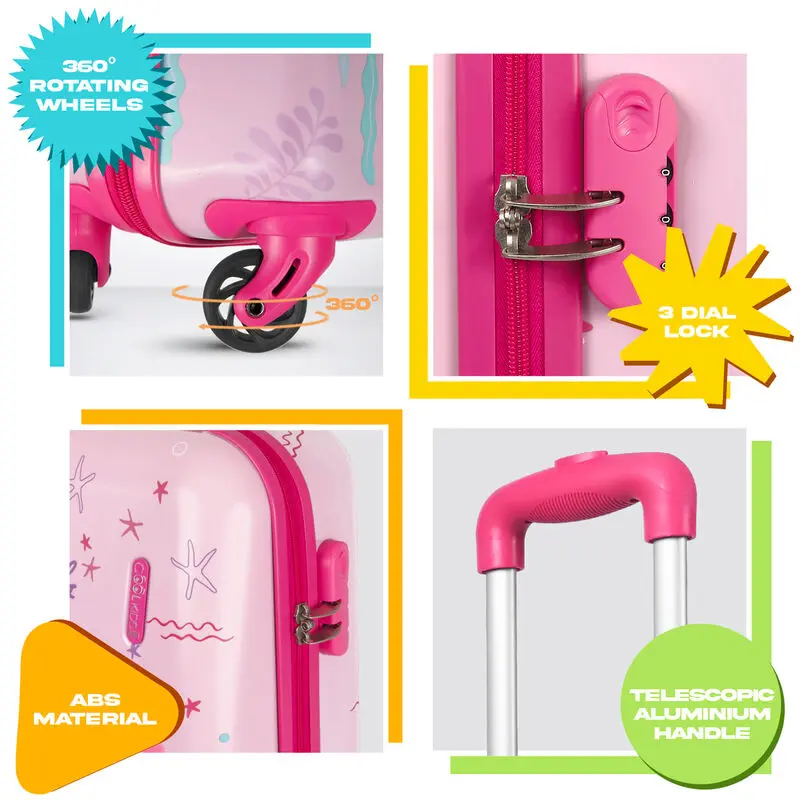 Mermaid ABS 4-kolesový kufor na kolieskach 51 cm produktová fotografia