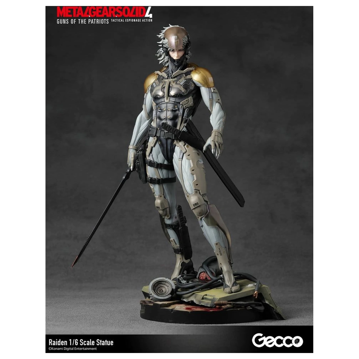 Metal Gear Solid 4 Guns of the Patriots Socha 1/6 Raiden 32 cm produktová fotografia