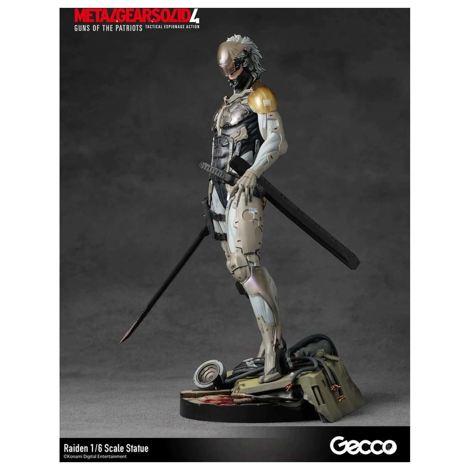 Metal Gear Solid 4 Guns of the Patriots Socha 1/6 Raiden 32 cm produktová fotografia