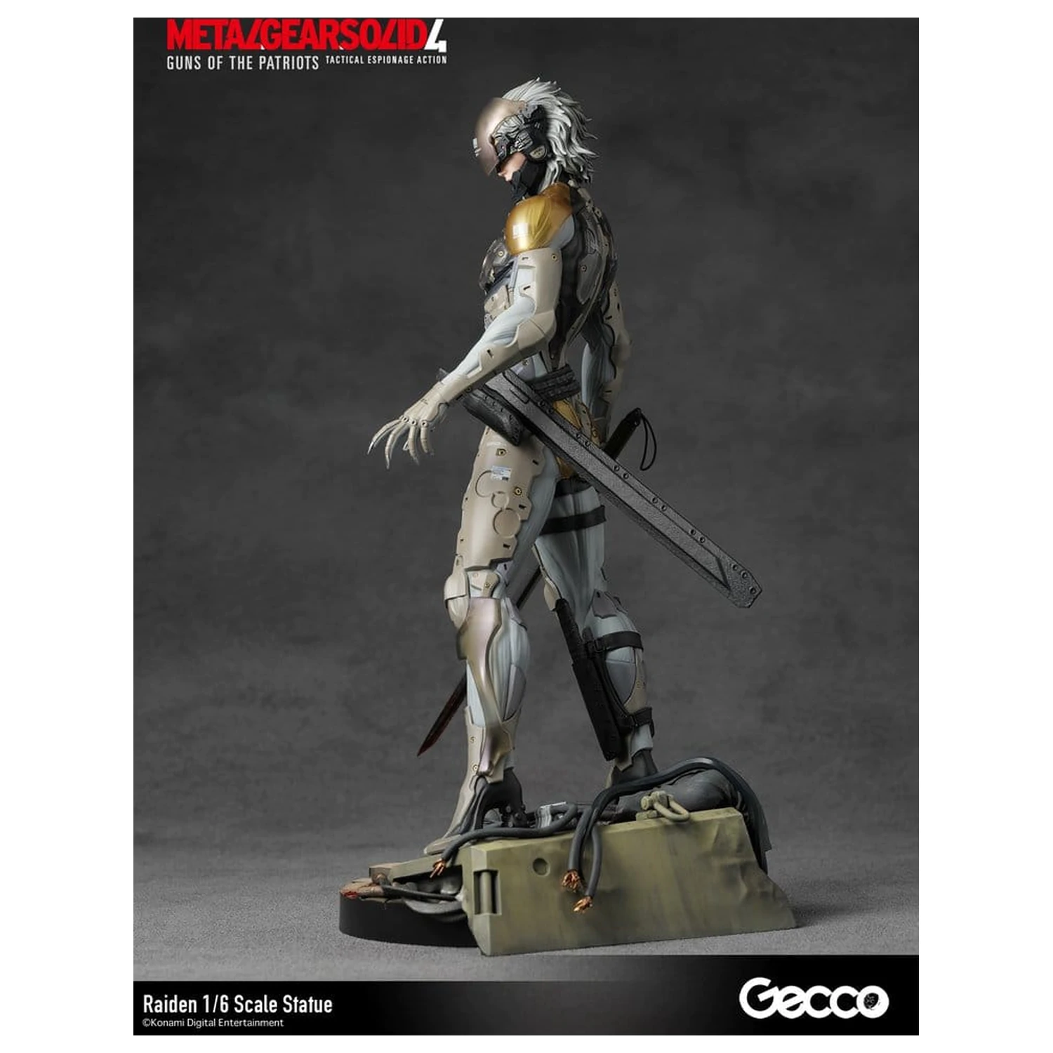 Metal Gear Solid 4 Guns of the Patriots Socha 1/6 Raiden 32 cm produktová fotografia