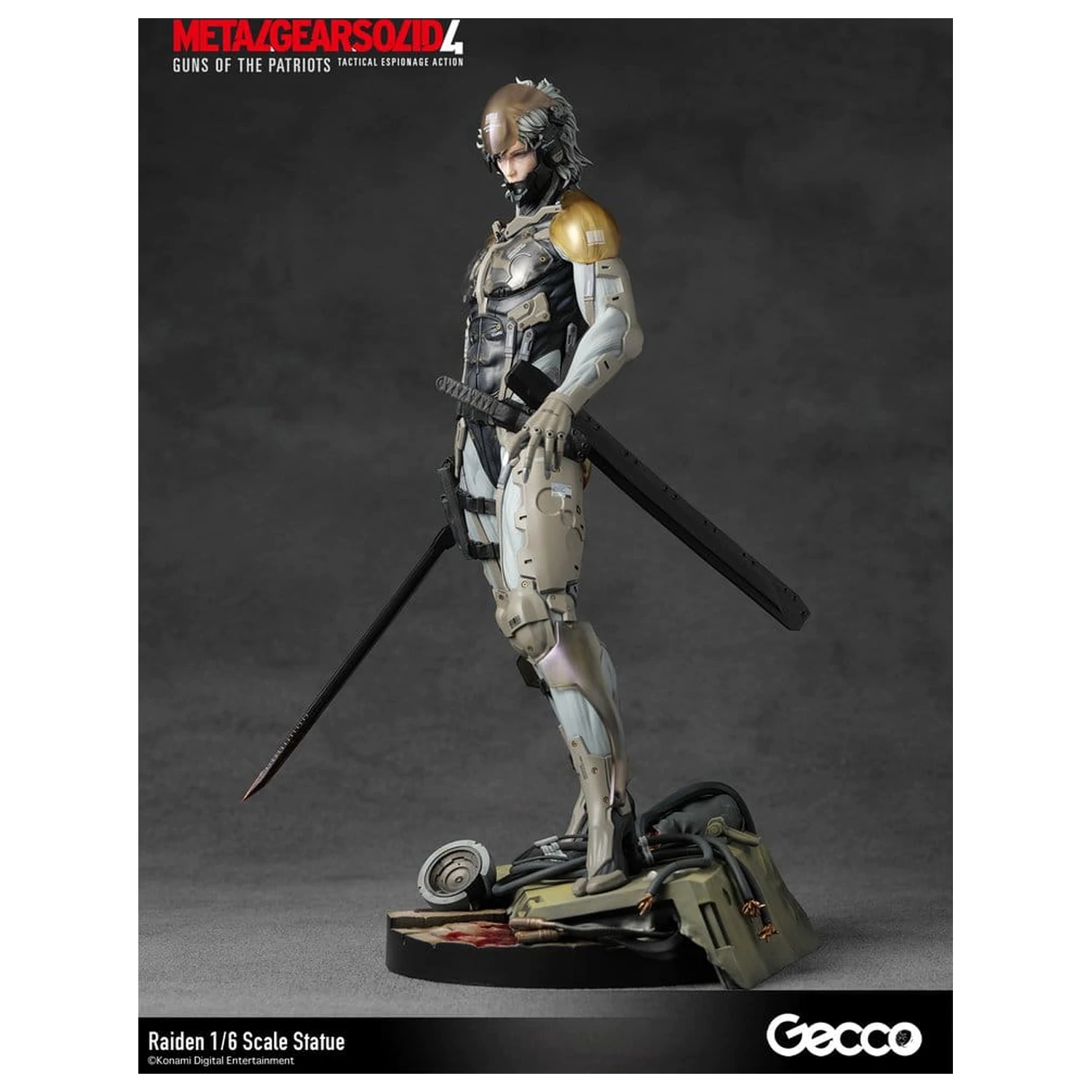 Metal Gear Solid 4 Guns of the Patriots Socha 1/6 Raiden 32 cm produktová fotografia