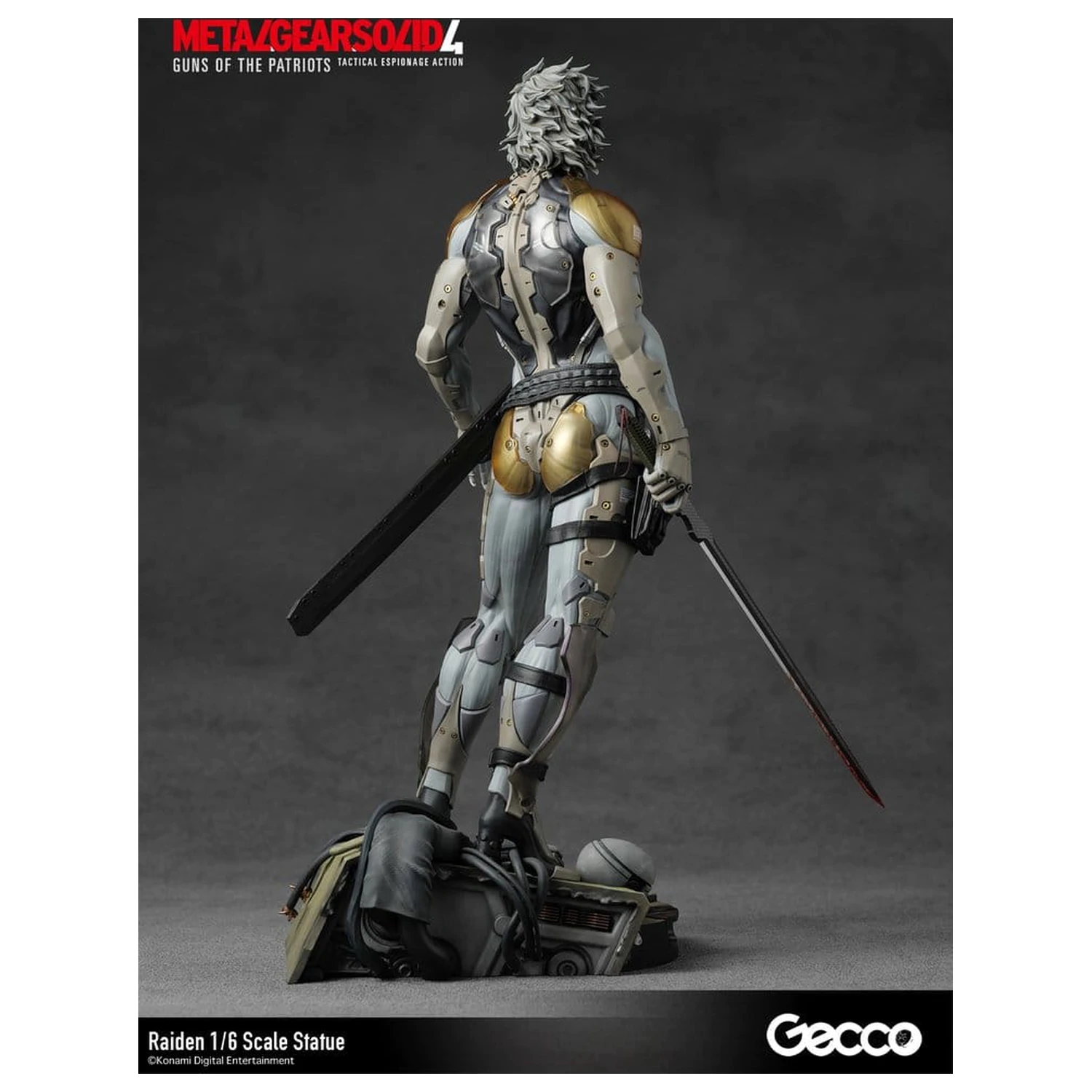 Metal Gear Solid 4 Guns of the Patriots Socha 1/6 Raiden 32 cm produktová fotografia