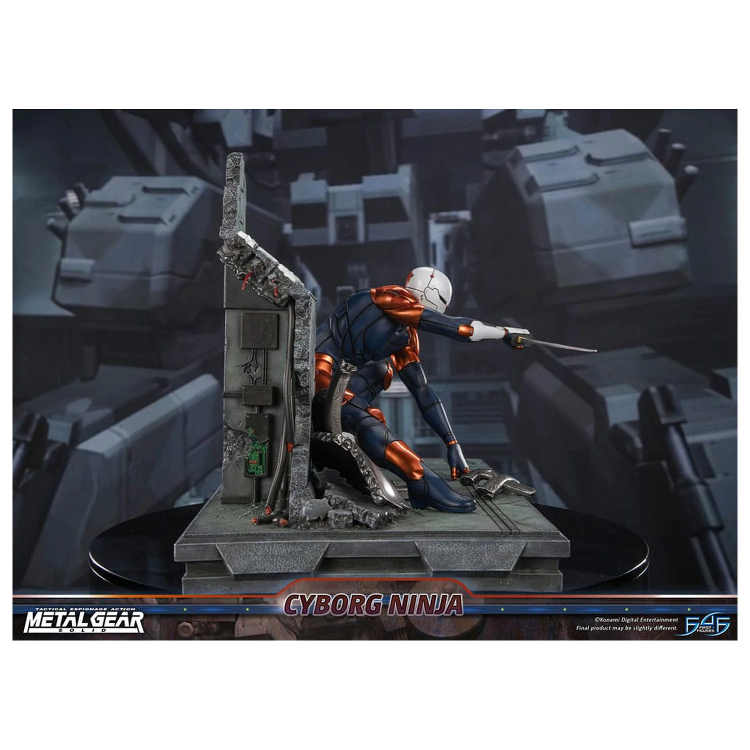 Metal Gear Solid Socha Cyborg Ninja (Gray Fox) 41 cm produktová fotografia