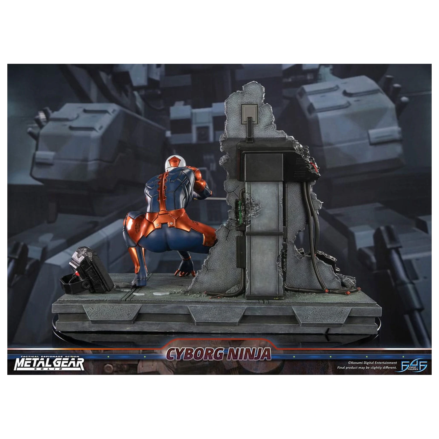 Metal Gear Solid Socha Cyborg Ninja (Gray Fox) 41 cm produktová fotografia