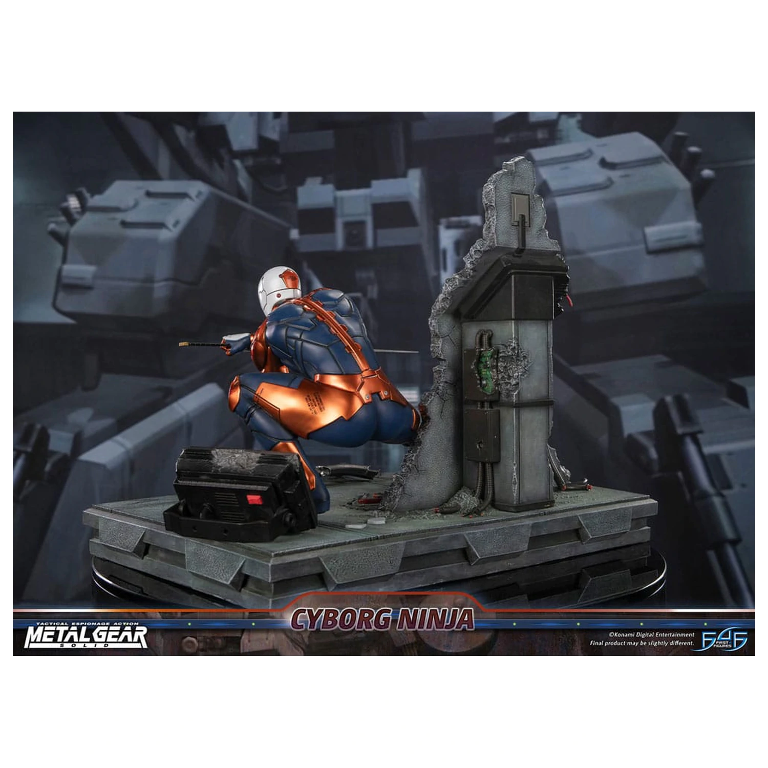 Metal Gear Solid Socha Cyborg Ninja (Gray Fox) 41 cm produktová fotografia