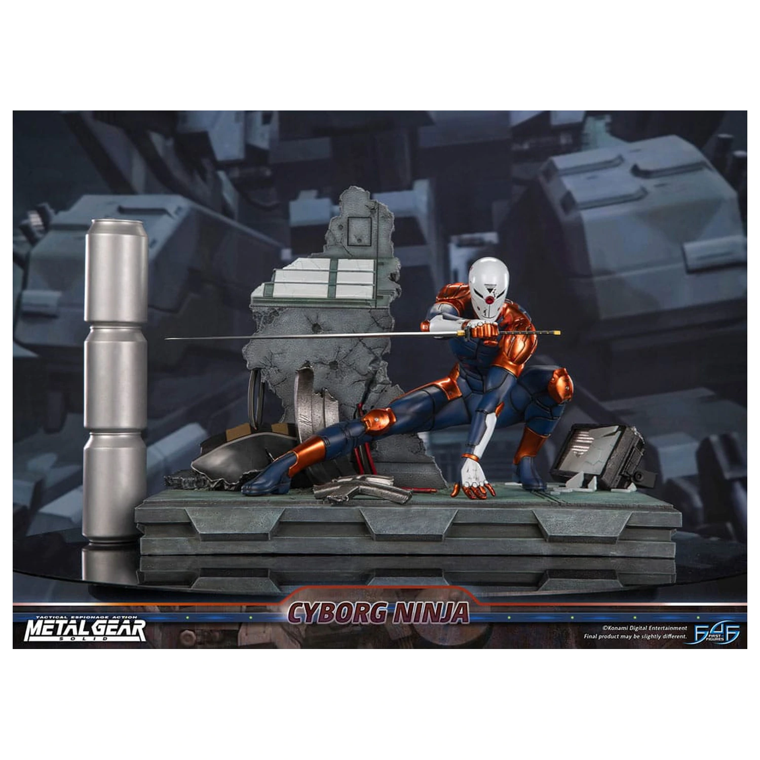 Metal Gear Solid Socha Cyborg Ninja (Gray Fox) 41 cm produktová fotografia