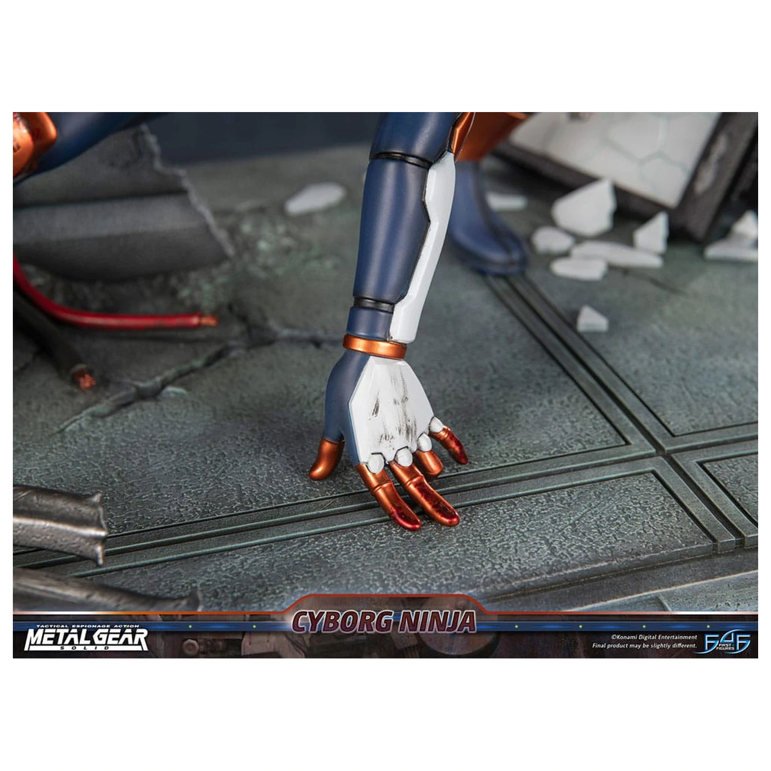 Metal Gear Solid Socha Cyborg Ninja (Gray Fox) 41 cm produktová fotografia