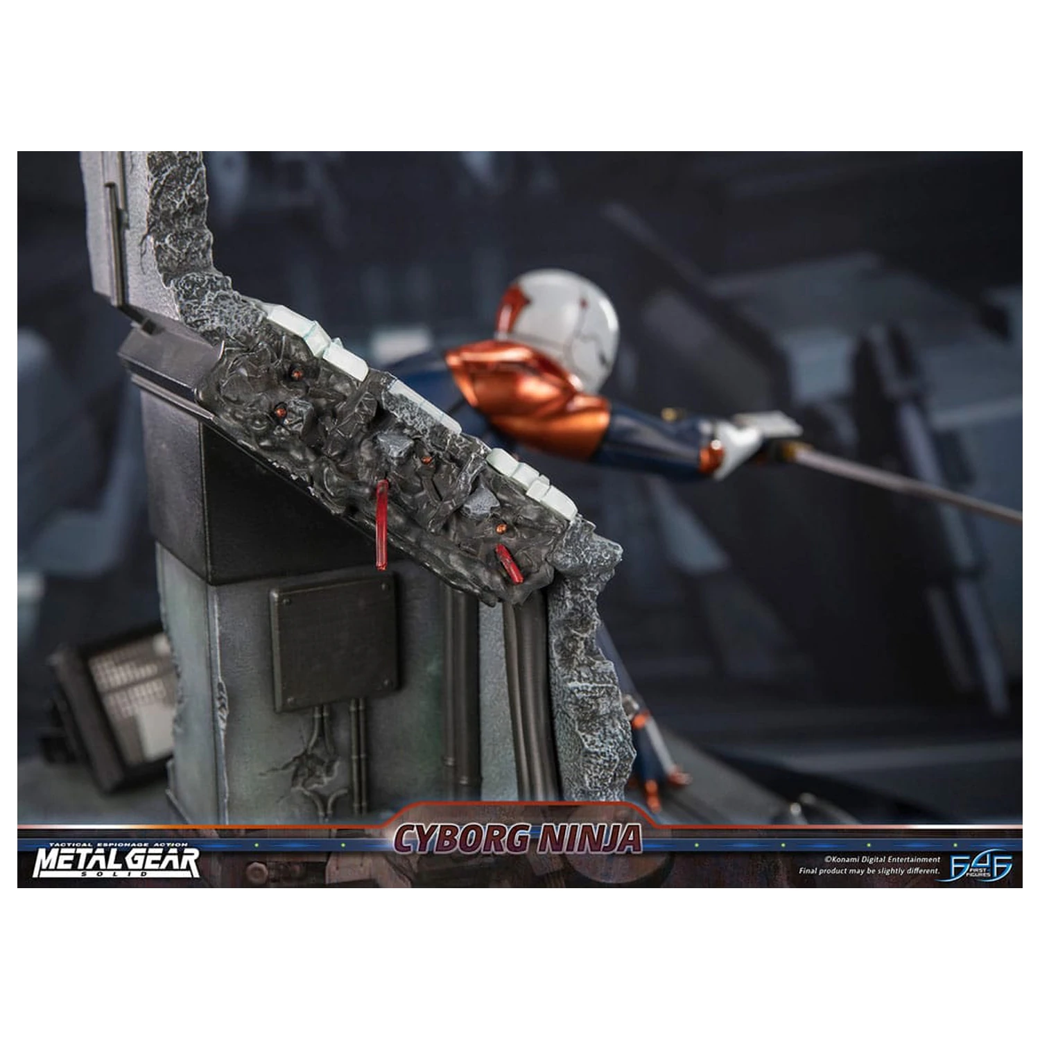 Metal Gear Solid Socha Cyborg Ninja (Gray Fox) 41 cm produktová fotografia