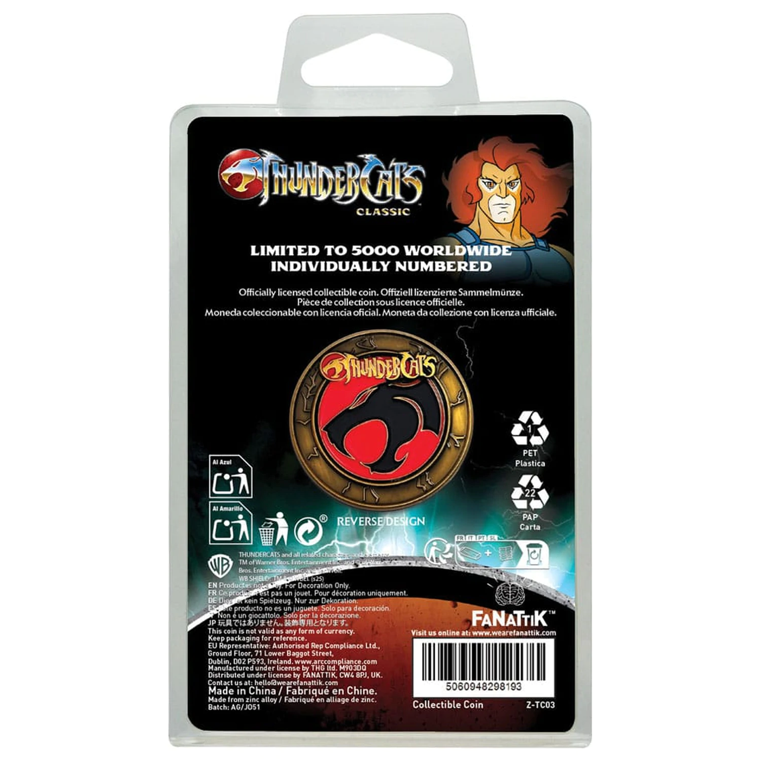 Metal Gear Solid Delta Zberateľská minca Lion-O k 40. výročiu limitovaná edícia produktová fotografia