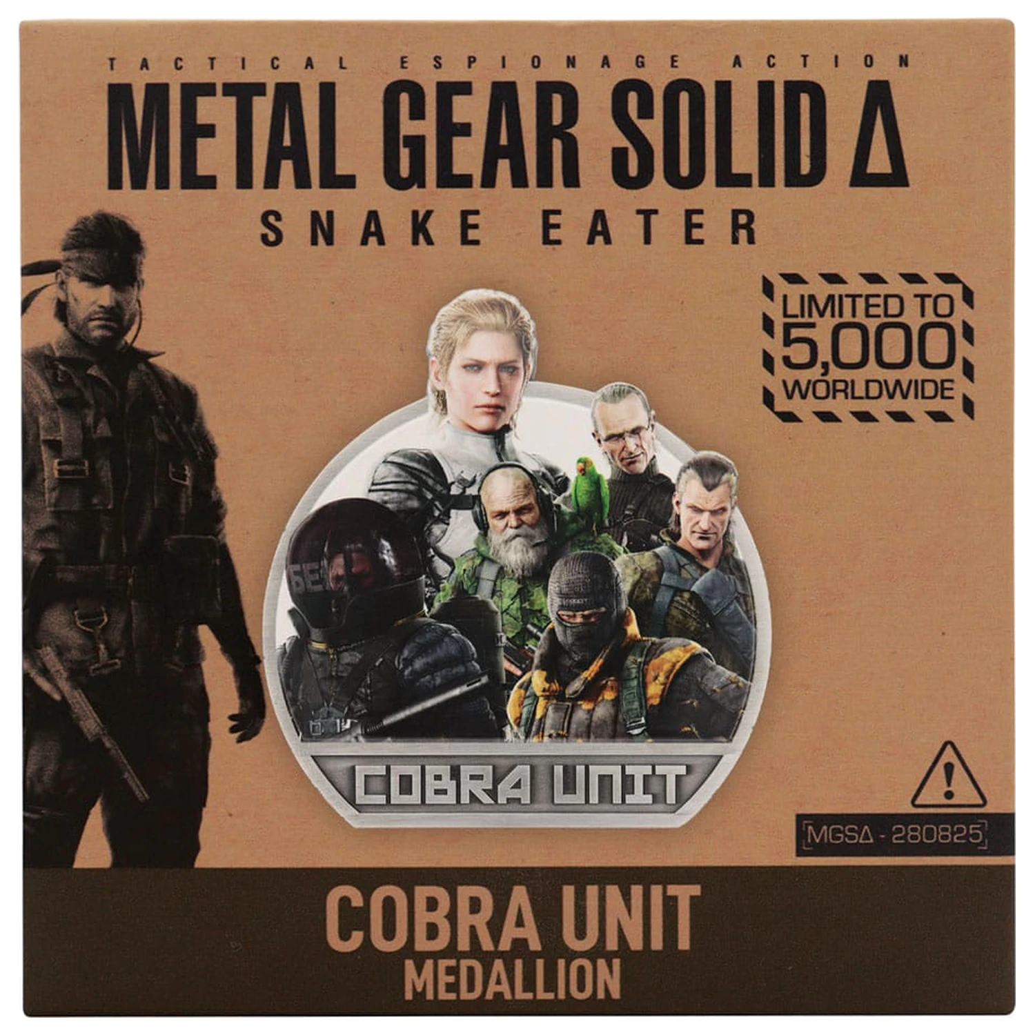 Metal Gear Solid Delta Medailón Cobra Unit Limited Edition produktová fotografia