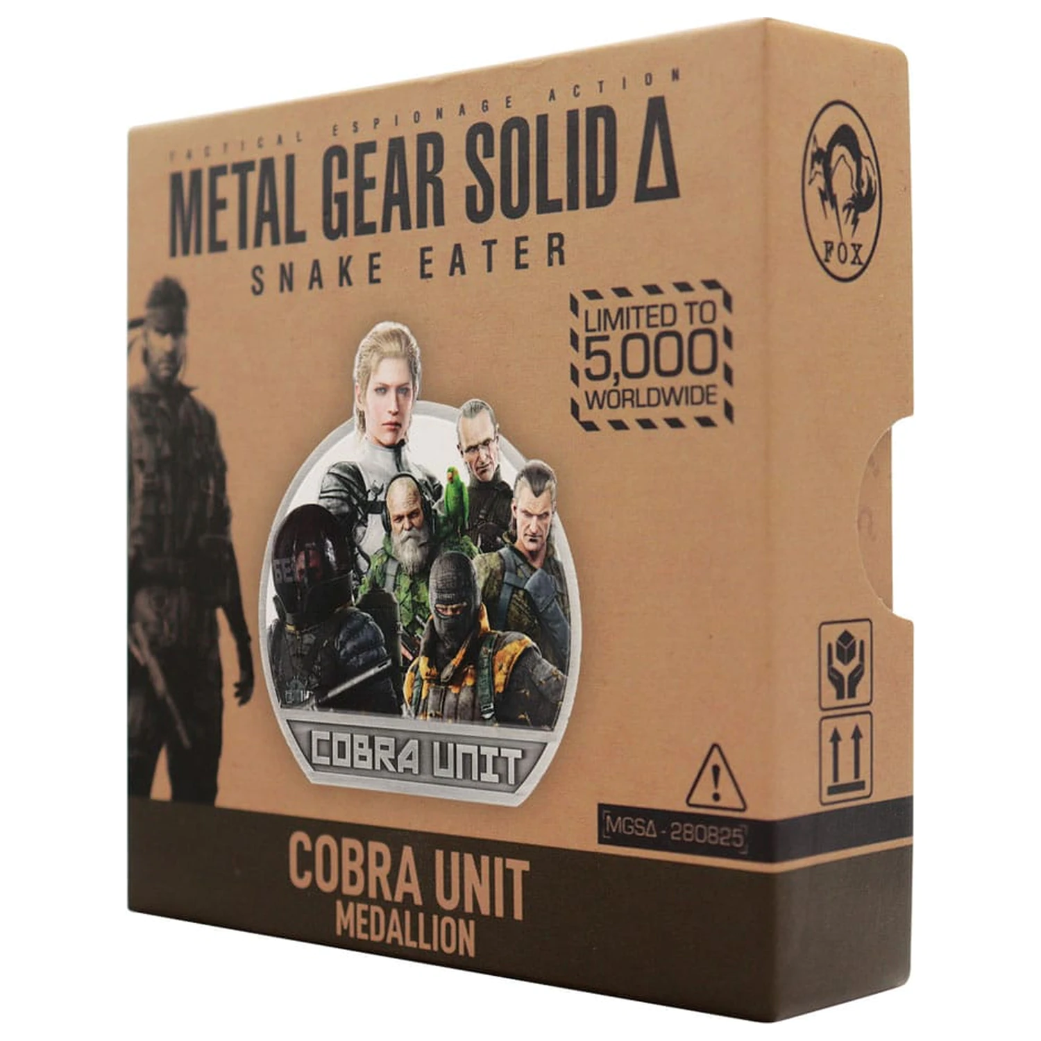 Metal Gear Solid Delta Medailón Cobra Unit Limited Edition produktová fotografia