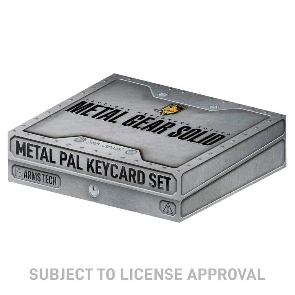 Metal Gear Solid Replica Keycard Set Limitált kiadás termékfotó