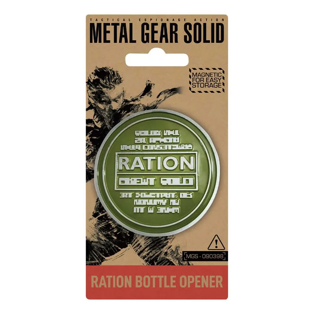 Metal Gear Solid Otvírák na pivo Solid Ration 8 cm termékfotó