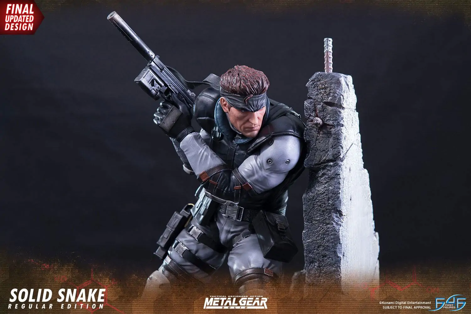 Metal Gear Solid soška Solid Snake 44 cm termékfotó