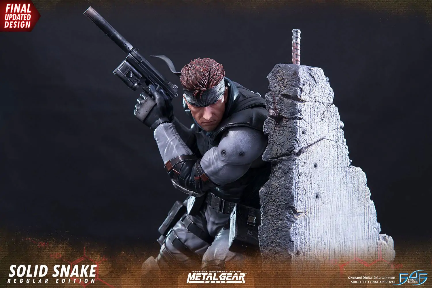 Metal Gear Solid soška Solid Snake 44 cm termékfotó