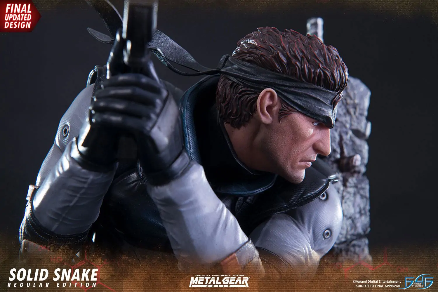 Metal Gear Solid soška Solid Snake 44 cm termékfotó