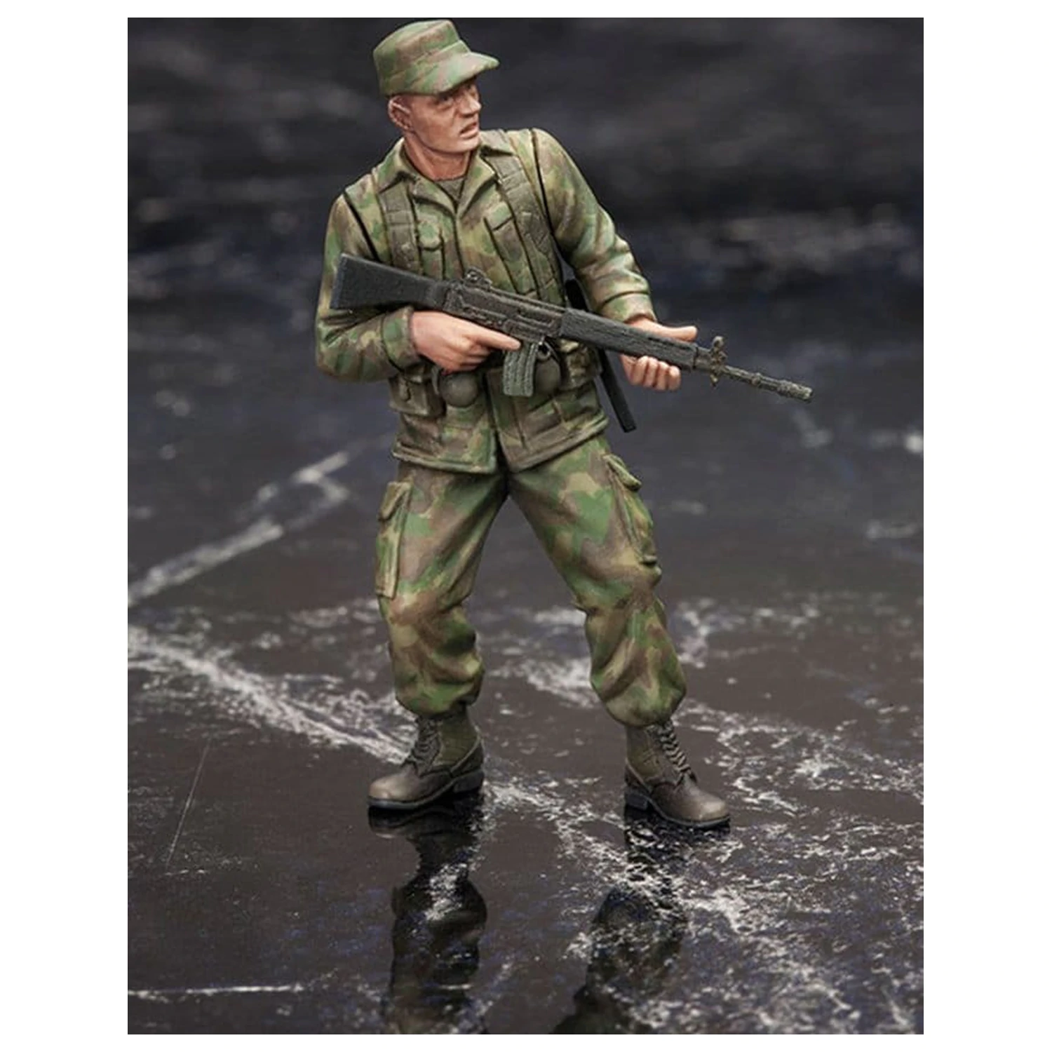 Metal Gear Solid V Plastová modelová súprava 1/35 Metal Gear Solid Ground Zero Set 5 cm produktová fotografia