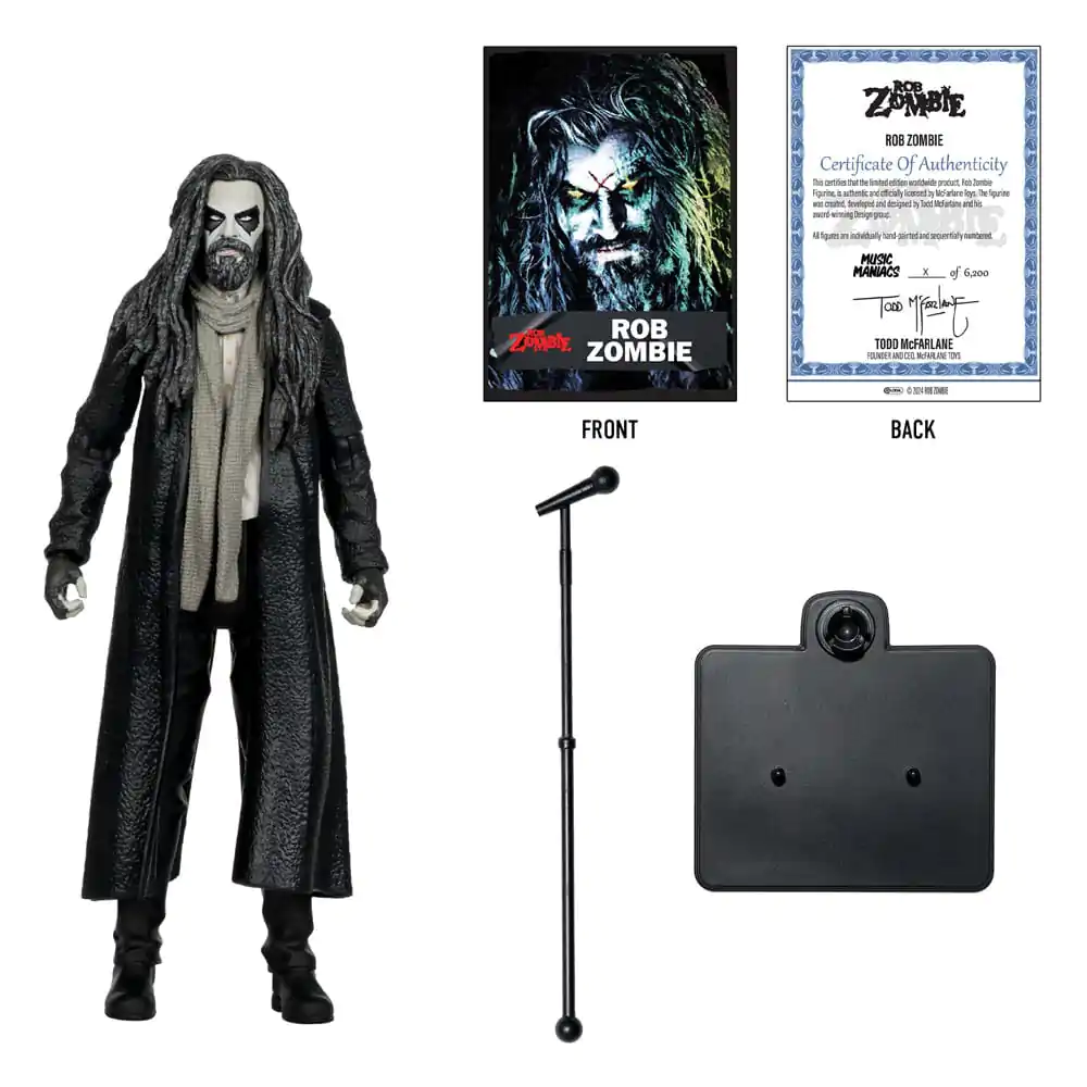 Metal Music Maniacs akčná figúrka 2. hullám Rob Zombie 15 cm termékfotó