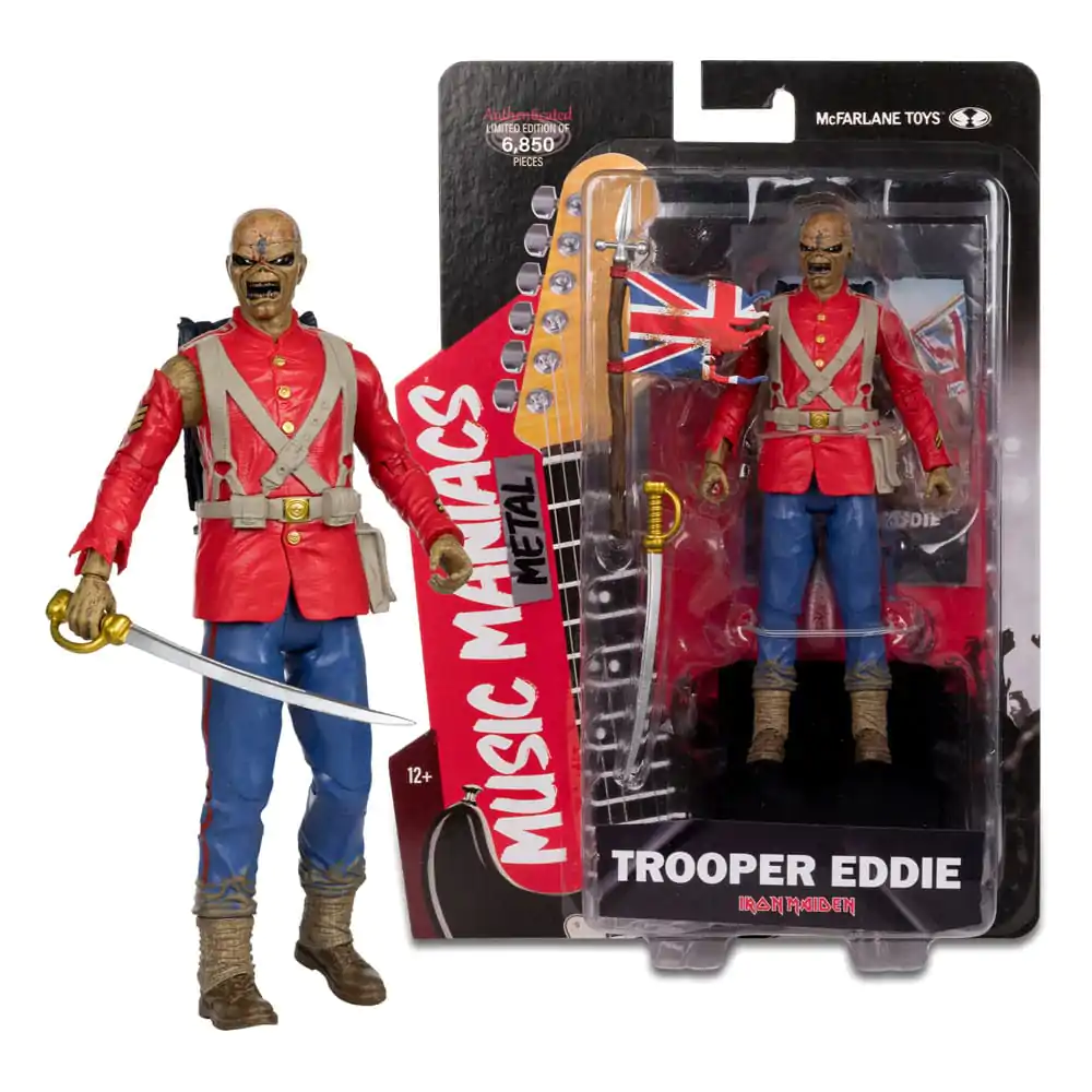 Metal Music Maniacs Akčná figúrka Wave 2 Trooper Eddie (Iron Maiden) 15 cm produktová fotografia