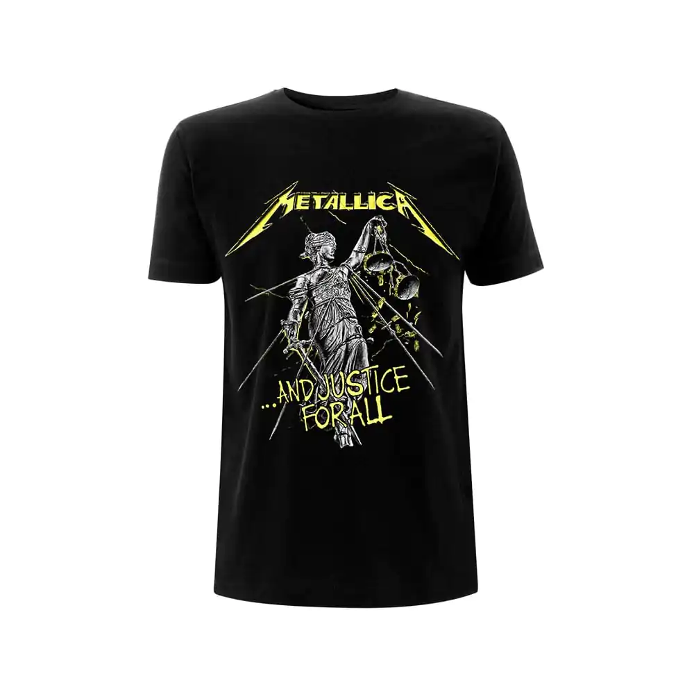 Metallica T-Shirt And Justice For All Tracks Čierne tričko produktová fotografia