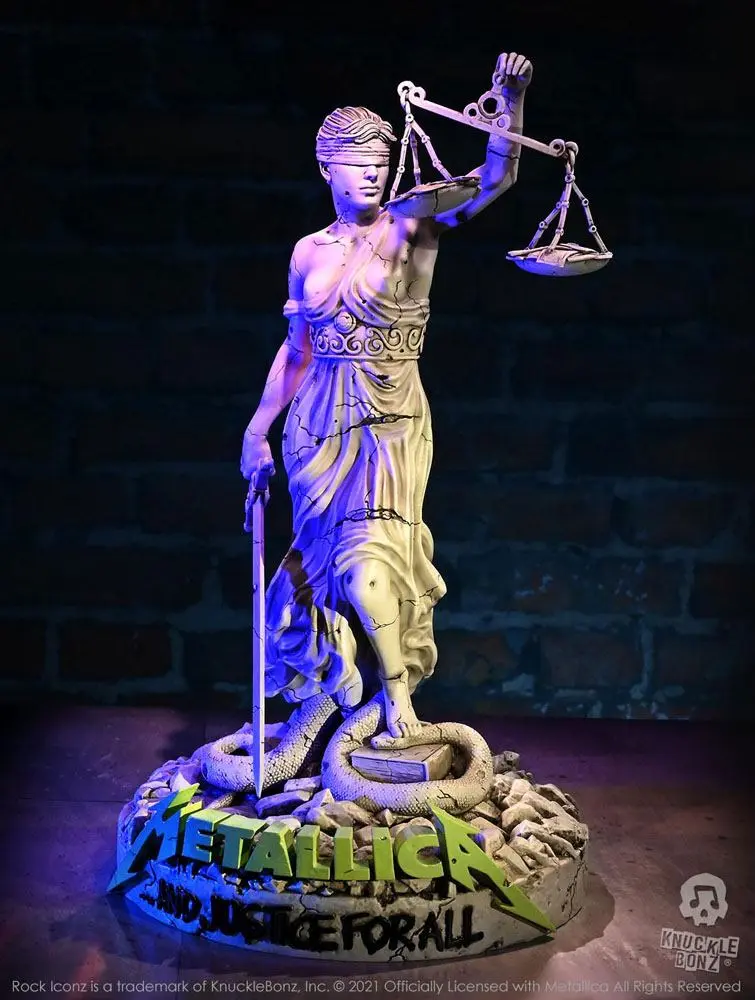 Metallica Rock Ikonz On Tour Socha Lady Justice produktová fotografia