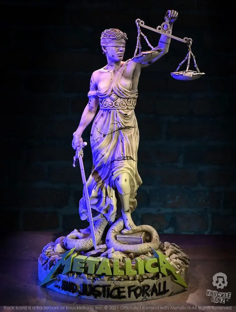 Metallica Rock Ikonz On Tour Socha Lady Justice produktová fotografia