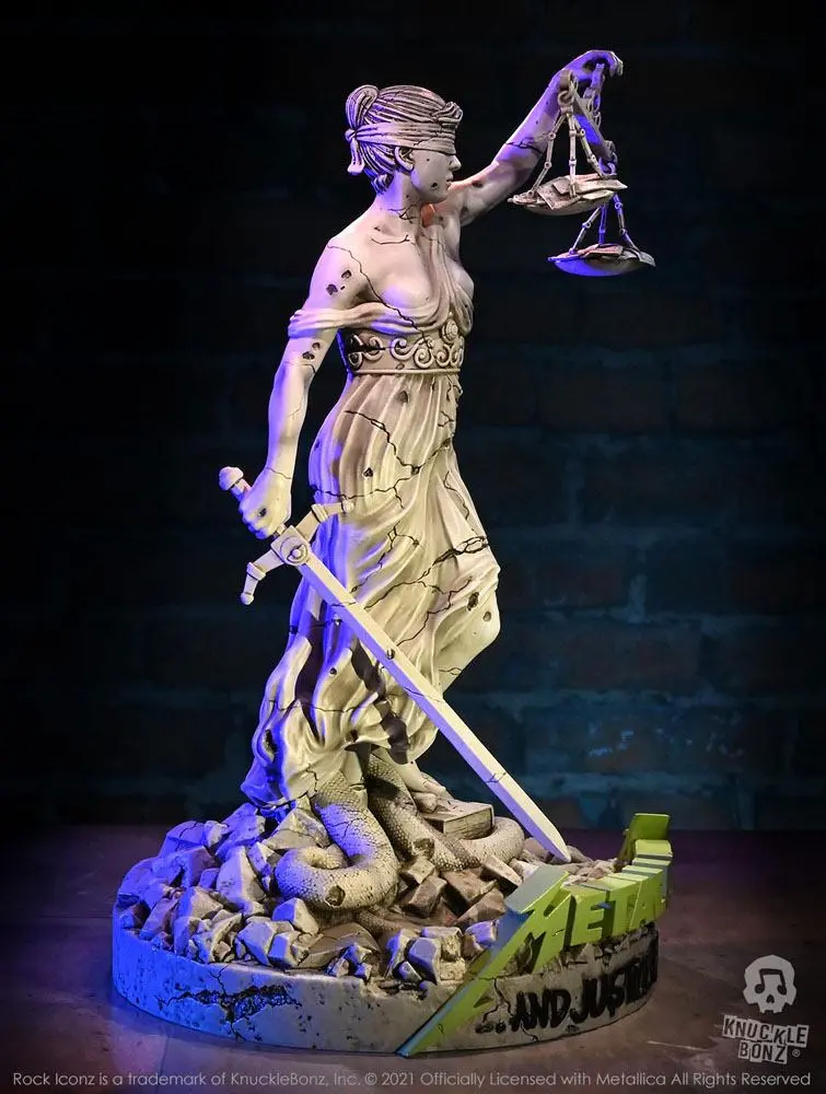 Metallica Rock Ikonz On Tour Socha Lady Justice produktová fotografia