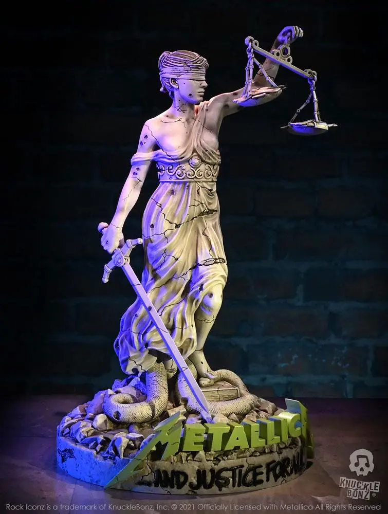 Metallica Rock Ikonz On Tour Socha Lady Justice produktová fotografia