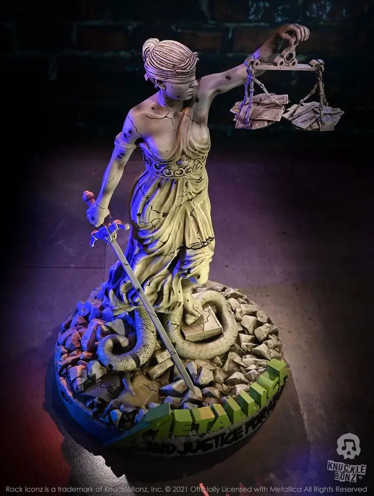 Metallica Rock Ikonz On Tour Socha Lady Justice produktová fotografia