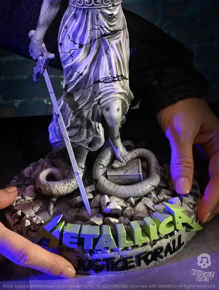 Metallica Rock Ikonz On Tour Socha Lady Justice produktová fotografia