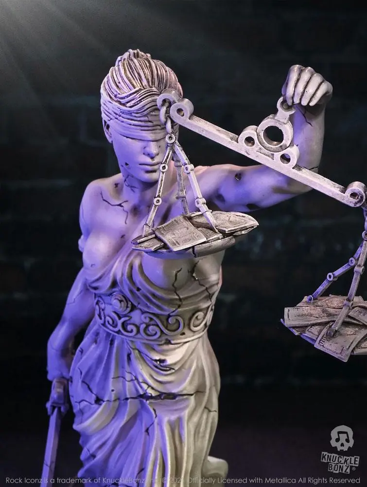 Metallica Rock Ikonz On Tour Socha Lady Justice produktová fotografia