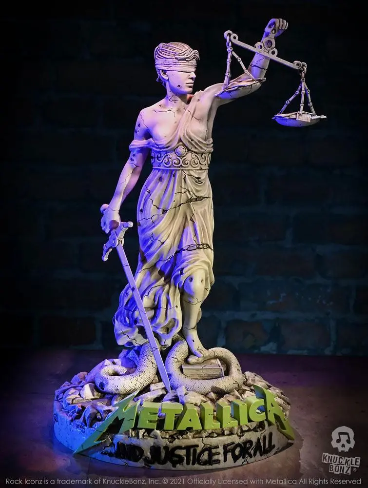 Metallica Rock Ikonz On Tour Socha Lady Justice produktová fotografia