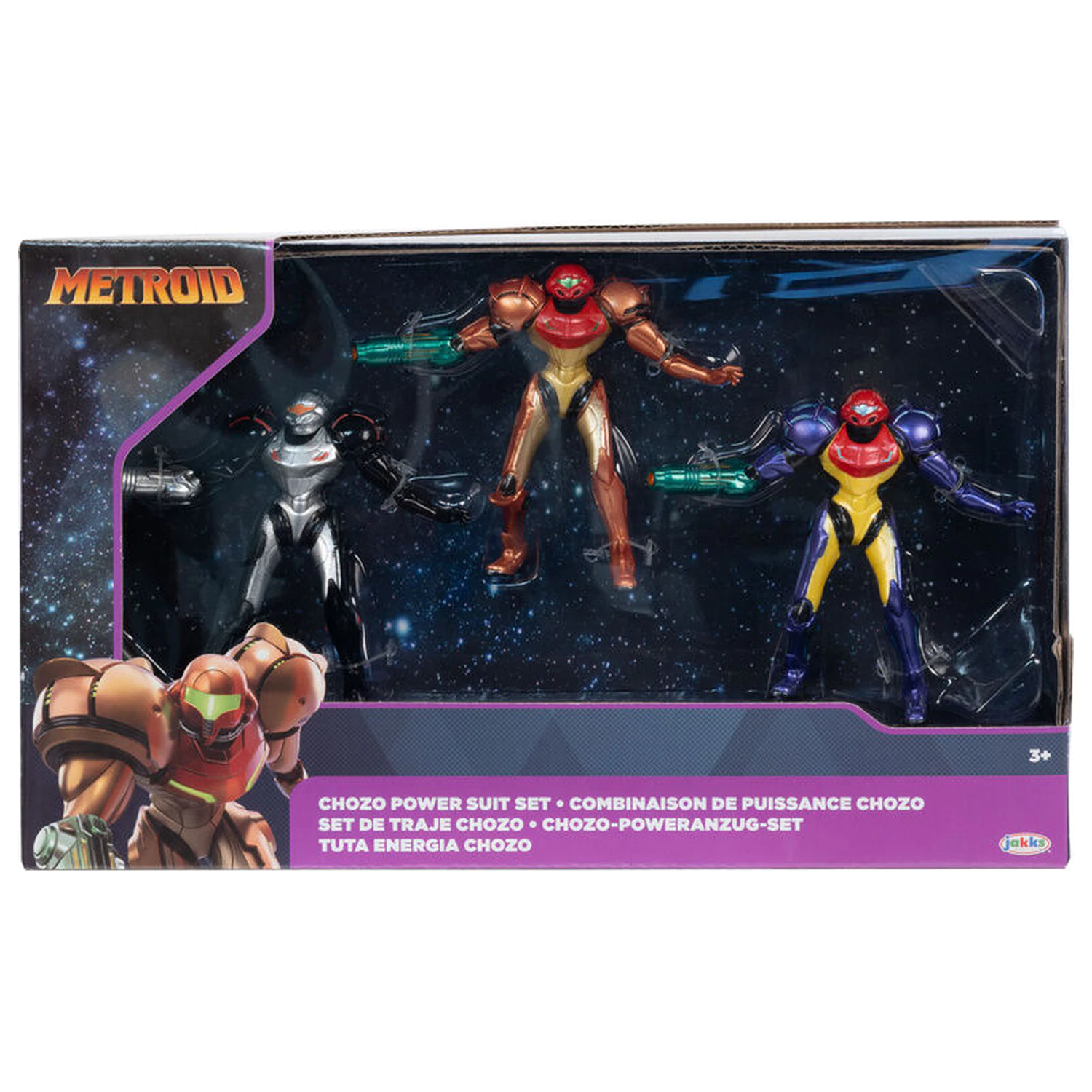 Metroid balenie 3 figúrok 6cm produktová fotografia