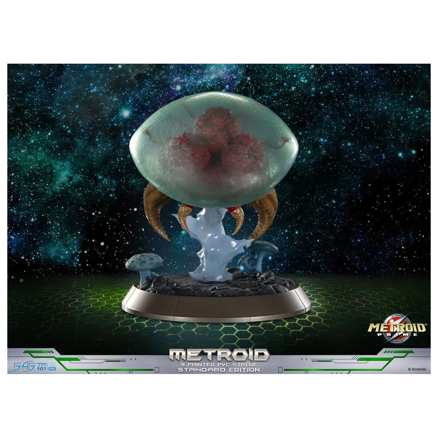 Metroid Prime PVC figúrka Metroid (štandardná) (svietiaca v tme) 21 cm produktová fotografia