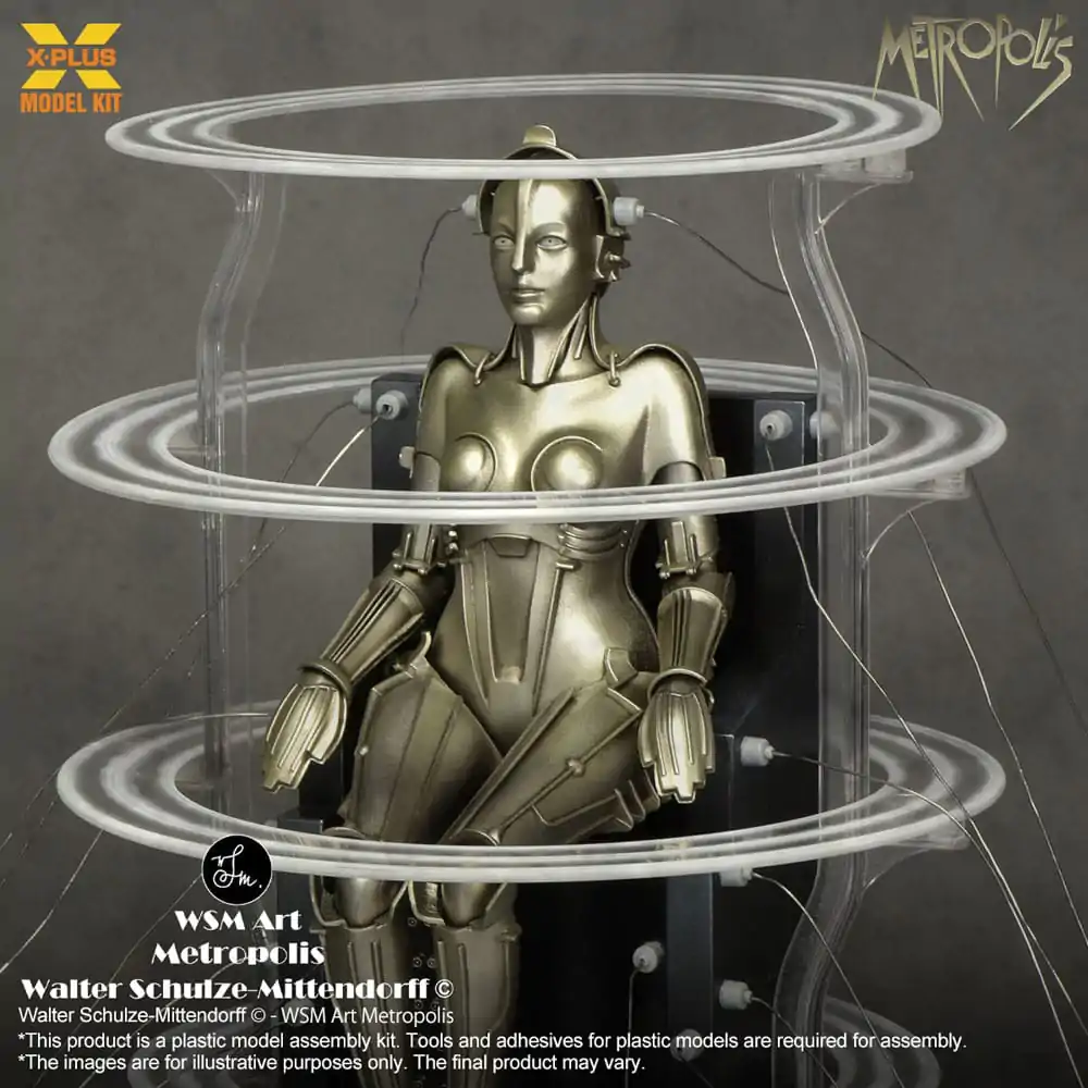 Metropolis Plastová stavebnica 1/8 Maschinenmensch seated ver. 18 cm termékfotó