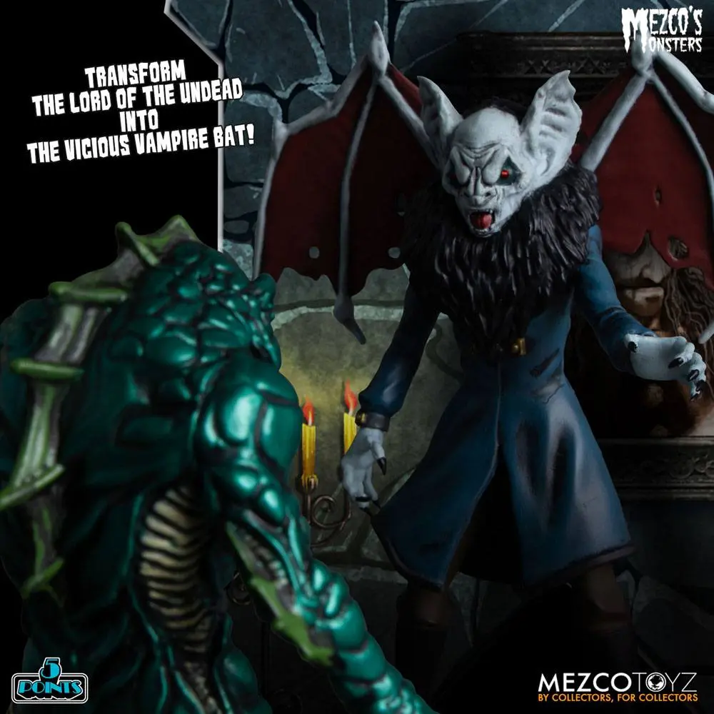 Mezco's Monsters 5 Points Akčné figúrky Tower of Fear Deluxe Set 9 cm produktová fotografia