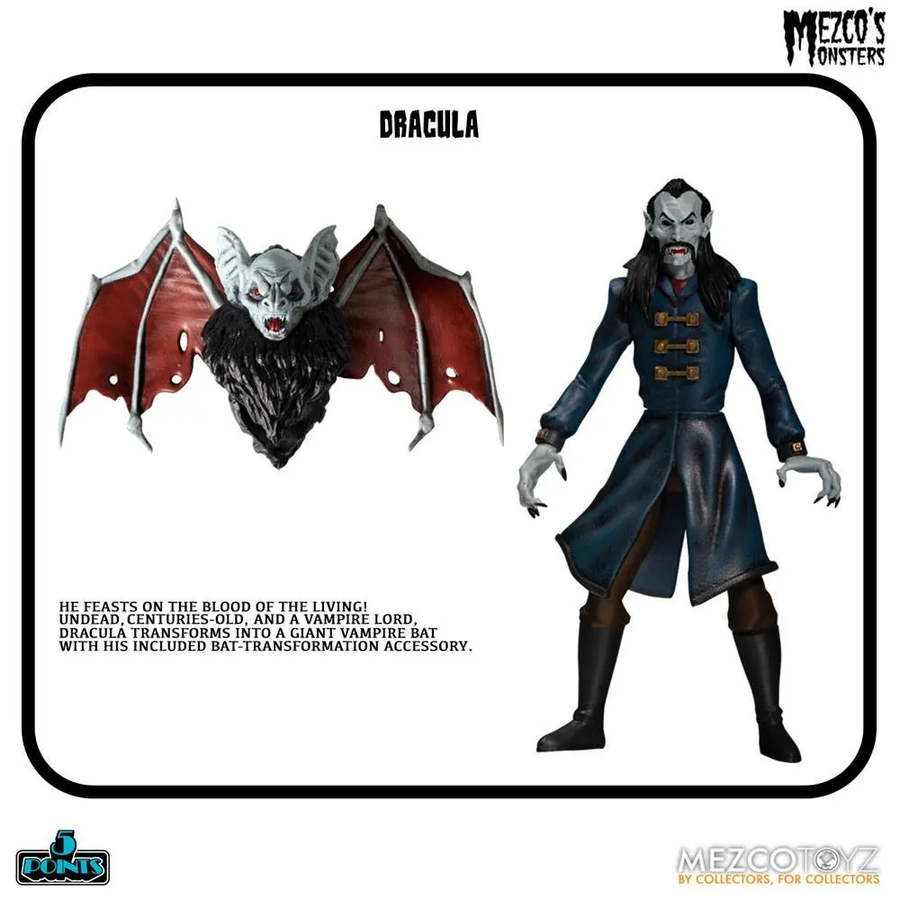 Mezco's Monsters 5 Points Akčné figúrky Tower of Fear Deluxe Set 9 cm produktová fotografia