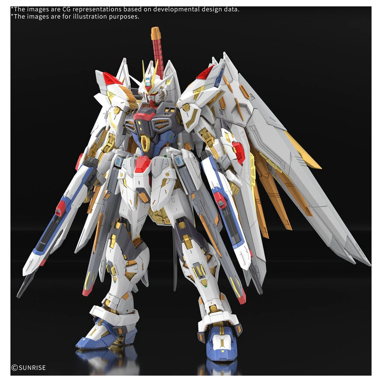 MGEX 1/100 Mighty Strike Freedom Gundam Mobile Suit Gundam SEED Freedom Master Grade Extreme Súprava modelu produktová fotografia