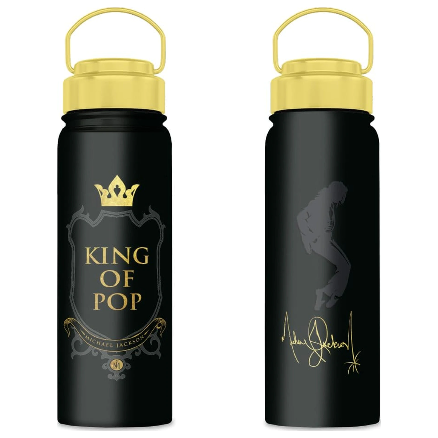 Michael Jackson kovová fľaša na vodu teplá a studená 550 ml produktová fotografia