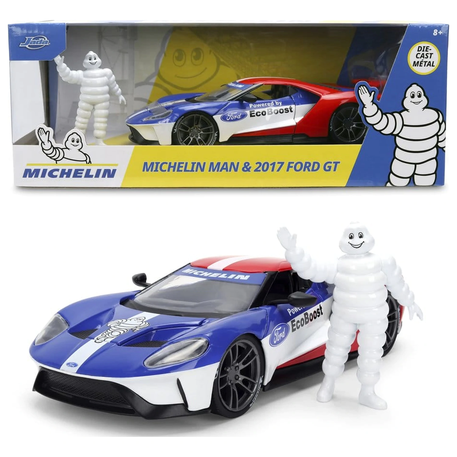 Michelin Man diecast model 1/24 2017 Ford GT produktová fotografia