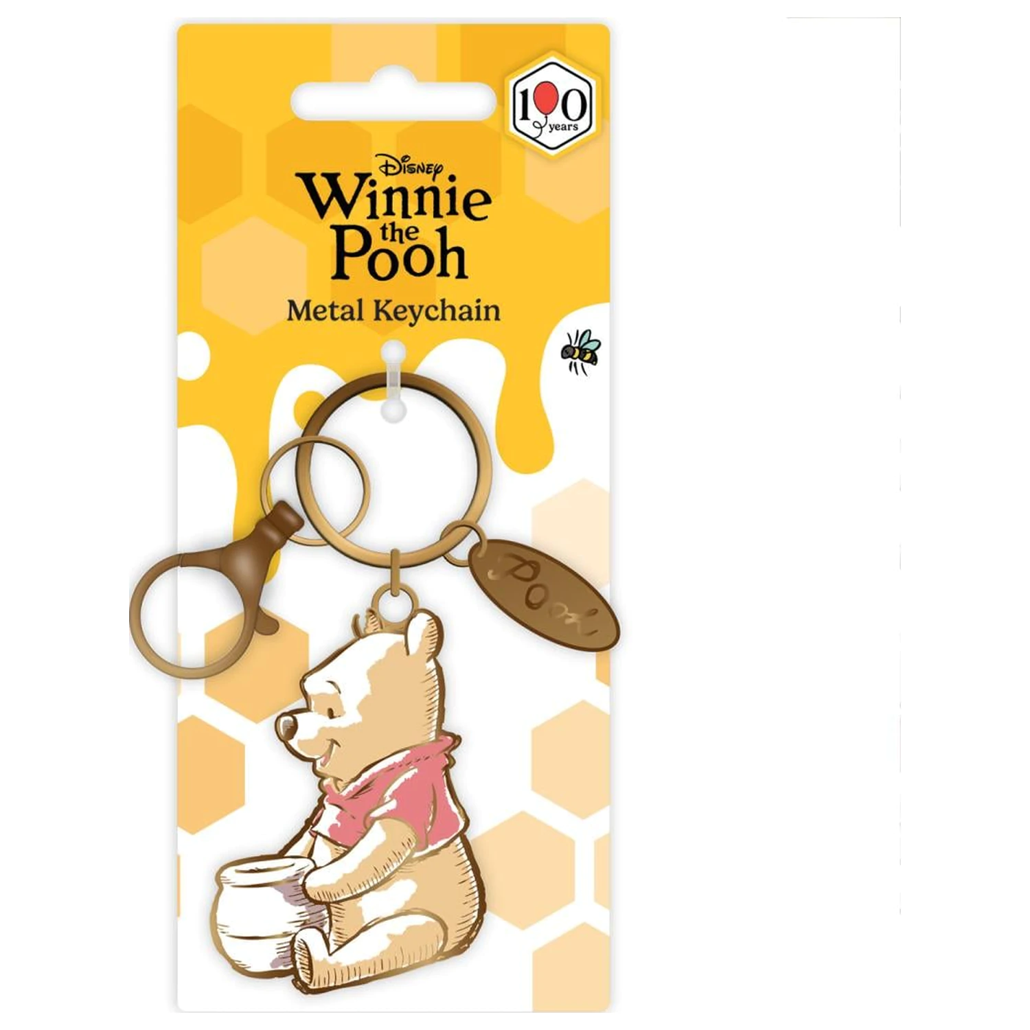 Winnie the Pooh kovová kľúčenka Hunny produktová fotografia