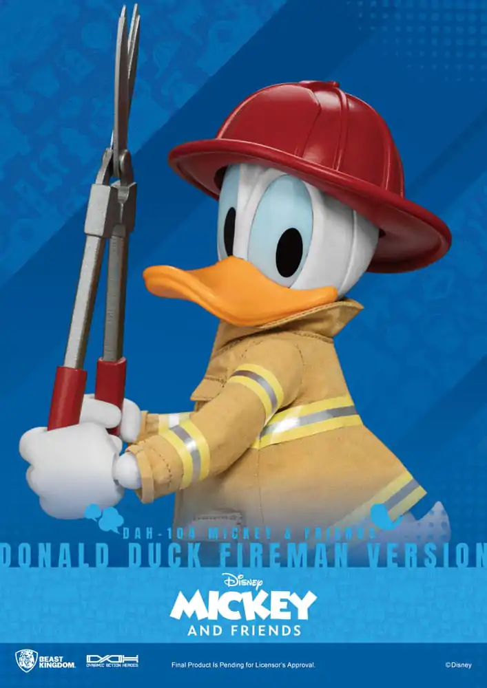 Mickey & Friends Dynamic 8ction Heroes akčná figúrka 1/9 Donald Duck Fireman Ver. 24 cm termékfotó