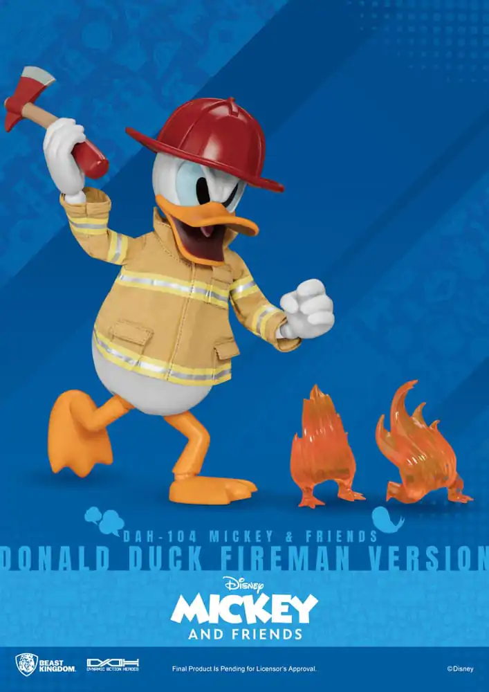 Mickey & Friends Dynamic 8ction Heroes akčná figúrka 1/9 Donald Duck Fireman Ver. 24 cm termékfotó